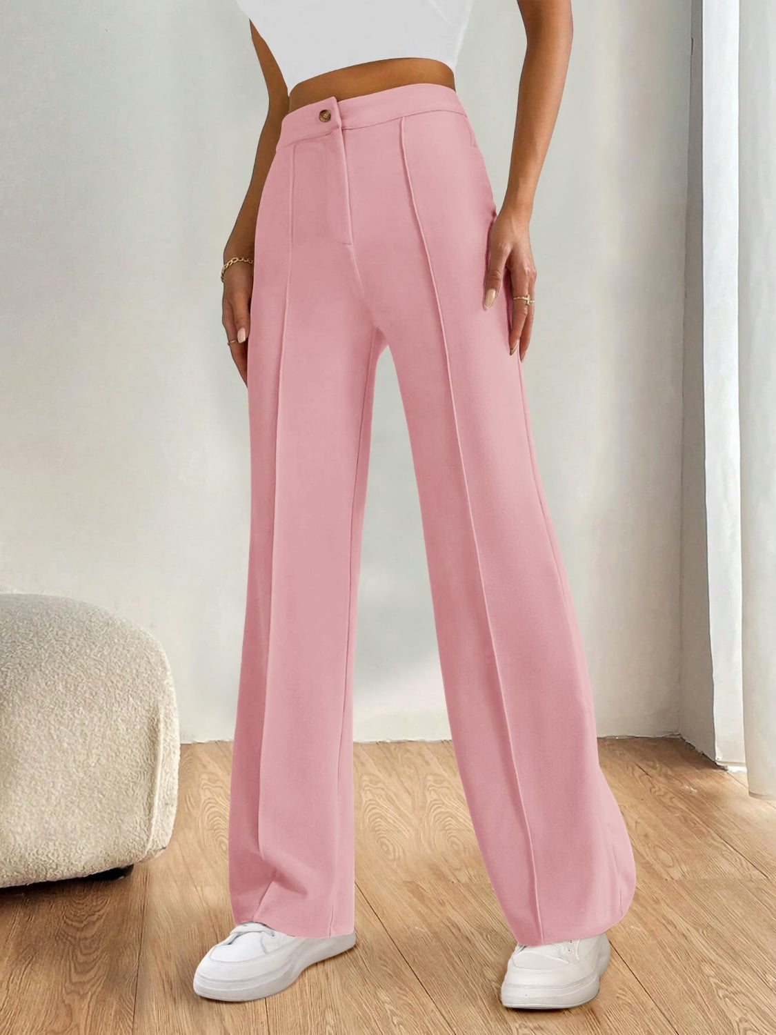 High Waist Wide Leg Pants